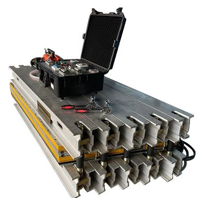 kwaliteit  Machinery Repair Shops 1200 Mm EA Bar Conveyor Belt Vulcanizer With Automated Control Boxes fabriek